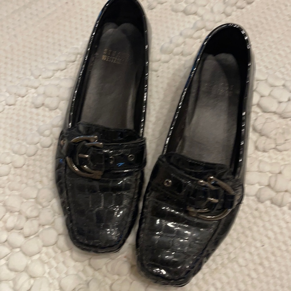 Stuart Weitzman Alligator Loafers 5.5